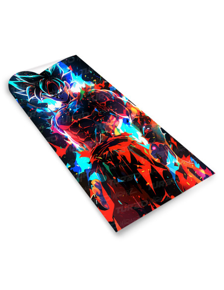 Sticker for car pillar Goku UI | TurboWrapz.com