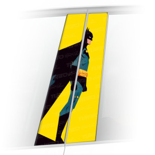 Sticker for car pillar Batman | TurboWrapz.com
