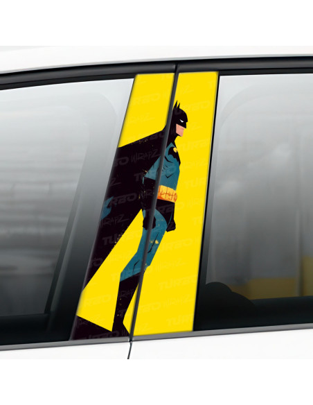 Sticker for car pillar Batman | TurboWrapz.com