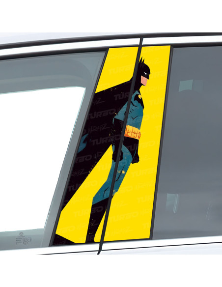 Sticker for car pillar Batman | TurboWrapz.com