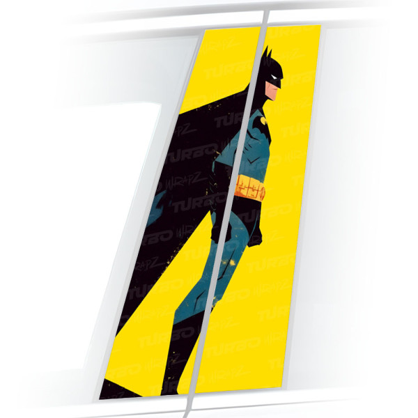 Sticker for car pillar Batman | TurboWrapz.com
