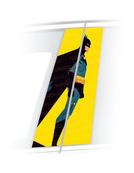 Sticker for car pillar Batman | TurboWrapz.com