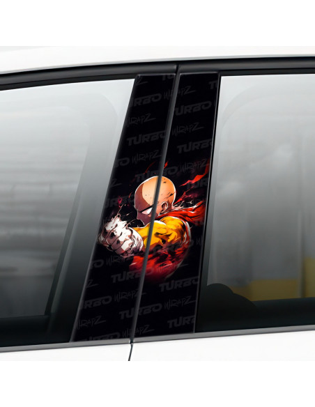 Naklejka na słupek samochodowy One Punch Man | TurboWrapz.com
