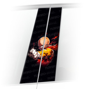 Sticker for car pillar One Punch Man | TurboWrapz.com