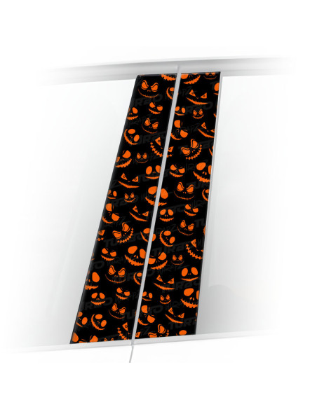 Sticker for car pillar Halloweenowe Dynie | TurboWrapz.com