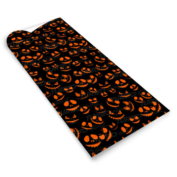Naklejka na słupek samochodowy Halloweenowe Dynie | TurboWrapz.com