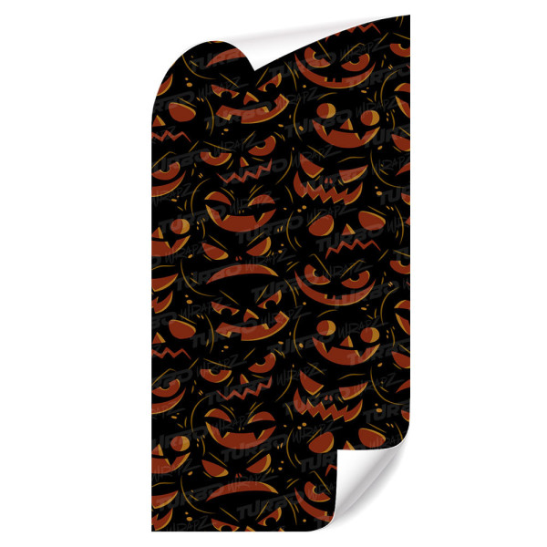 Naklejka na słupek samochodowy Halloweenowe Dynie | TurboWrapz.com