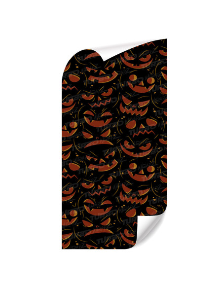 Naklejka na słupek samochodowy Halloweenowe Dynie | TurboWrapz.com