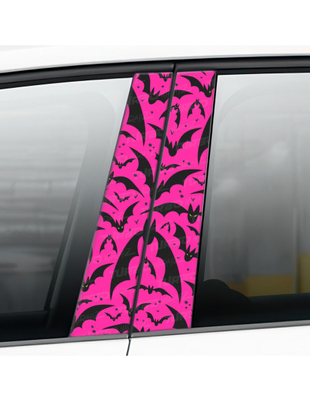 Sticker for car pillar Halloweenowe Nietoperze | TurboWrapz.com