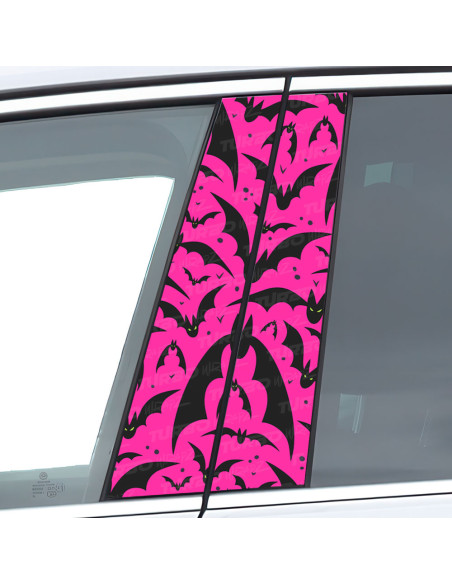 Sticker for car pillar Halloweenowe Nietoperze | TurboWrapz.com