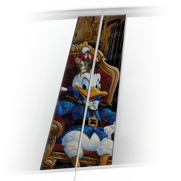 Naklejka na słupek samochodowy Królewski Kaczor Donald | TurboWrapz.com