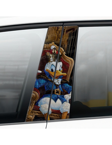 Sticker for car pillar Królewski Kaczor Donald | TurboWrapz.com