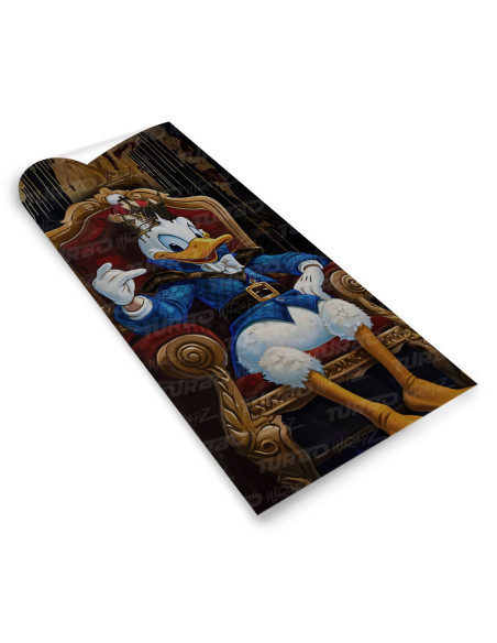 Sticker for car pillar Królewski Kaczor Donald | TurboWrapz.com