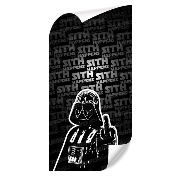 Naklejka na słupek samochodowy Lord Vader Sith Happens | TurboWrapz.com