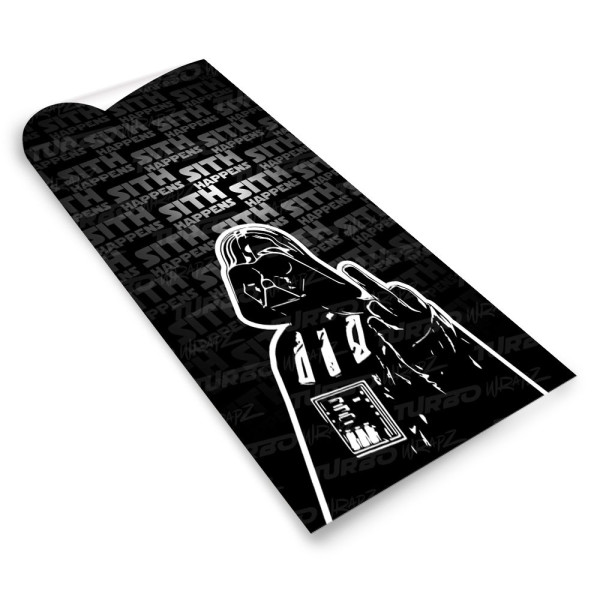 Naklejka na słupek samochodowy Lord Vader Sith Happens | TurboWrapz.com