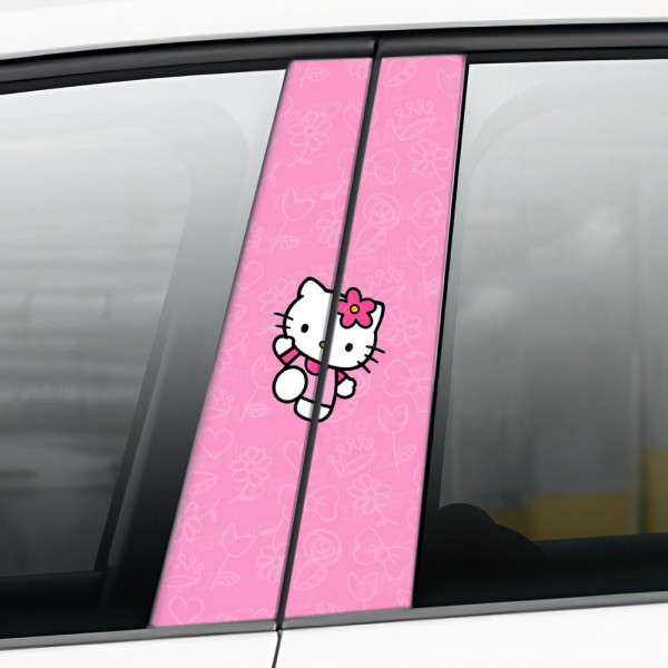 Naklejka na słupek samochodowy Hello Kitty | TurboWrapz.com