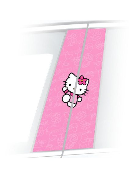 Sticker for car pillar Hello Kitty | TurboWrapz.com