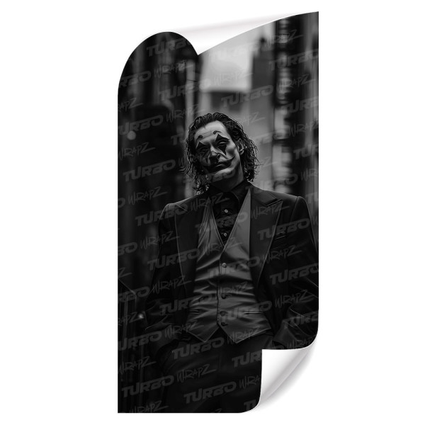 Sticker for car pillar Joker w Mieście Czarnobiały | TurboWrapz.com