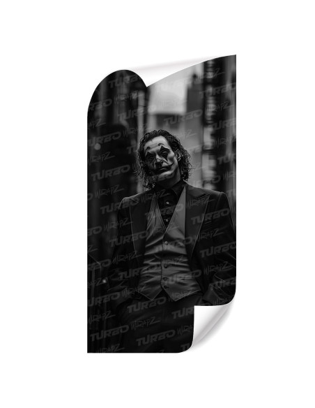 Sticker for car pillar Joker w Mieście Czarnobiały | TurboWrapz.com