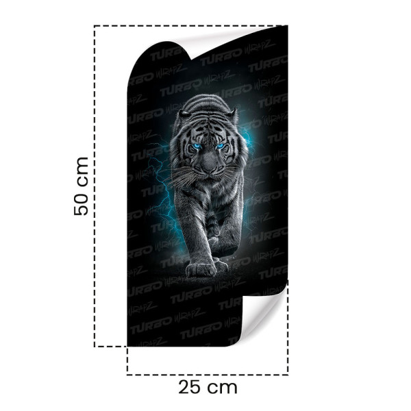 Sticker for car pillar Tygrys w burzy  | TurboWrapz.com