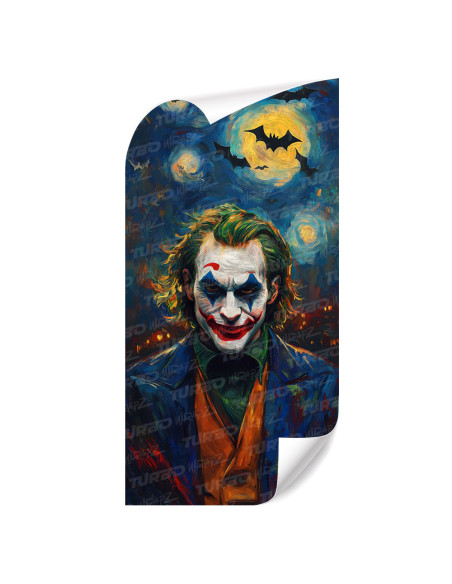 Naklejka na słupek samochodowy Joker Van Gogh | TurboWrapz.com