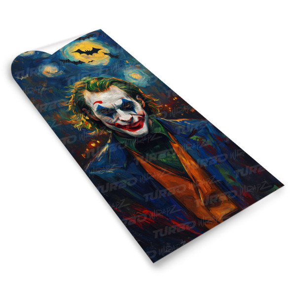 Naklejka na słupek samochodowy Joker Van Gogh | TurboWrapz.com