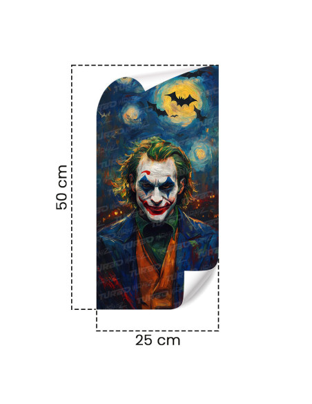 Naklejka na słupek samochodowy Joker Van Gogh | TurboWrapz.com
