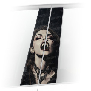 Naklejka na słupek samochodowy Wampirzyca | TurboWrapz.com