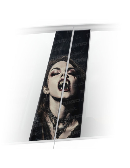 Naklejka na słupek samochodowy Wampirzyca | TurboWrapz.com