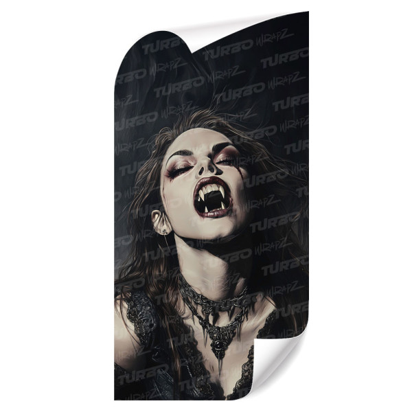 Naklejka na słupek samochodowy Wampirzyca | TurboWrapz.com