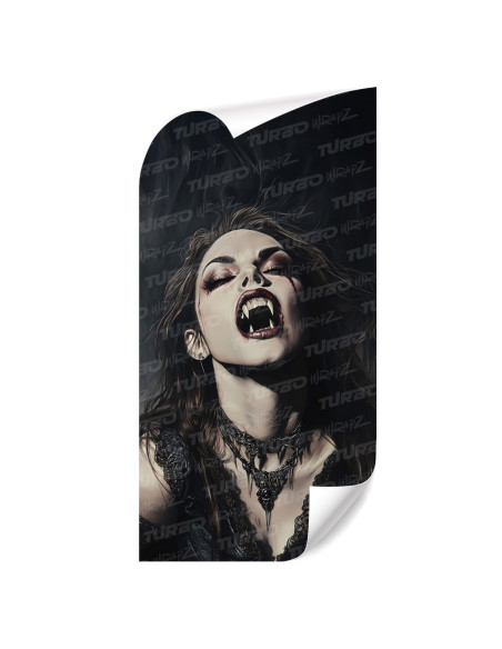 Naklejka na słupek samochodowy Wampirzyca | TurboWrapz.com