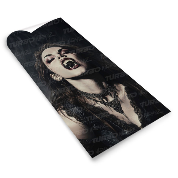 Naklejka na słupek samochodowy Wampirzyca | TurboWrapz.com