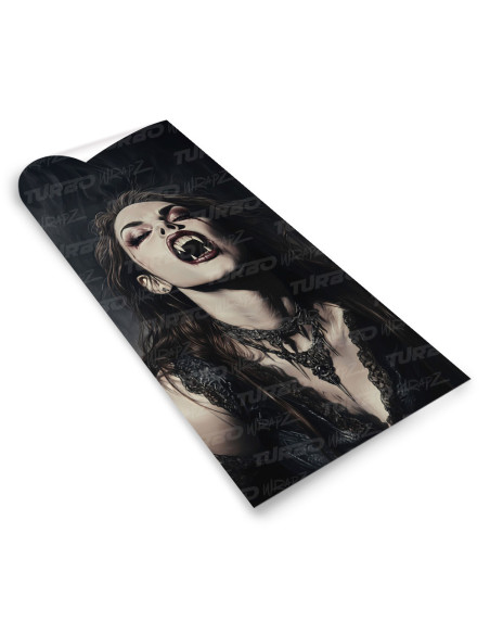 Sticker for car pillar Wampirzyca | TurboWrapz.com