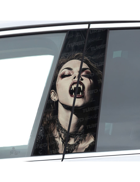 Sticker for car pillar Wampirzyca | TurboWrapz.com