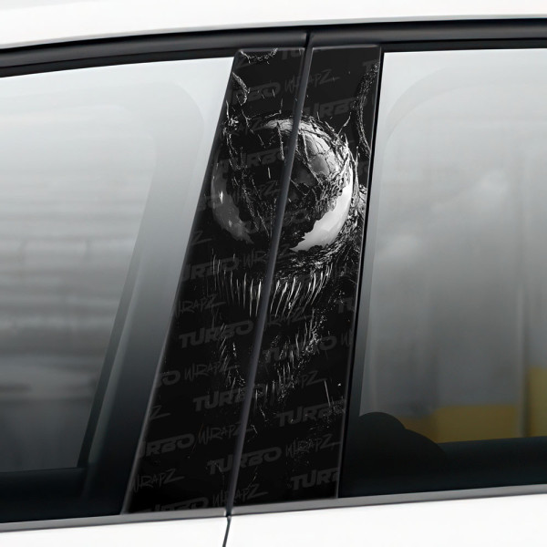 Sticker for car pillar Realistyczny Venom | TurboWrapz.com
