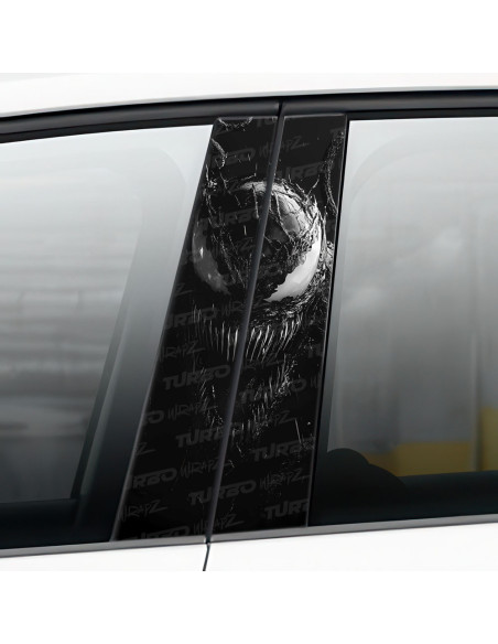 Naklejka na słupek samochodowy Realistyczny Venom | TurboWrapz.com