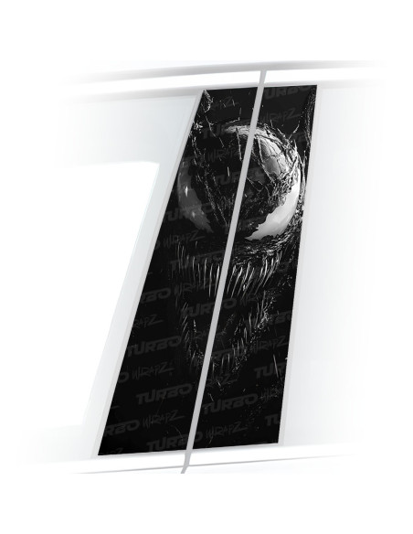 Naklejka na słupek samochodowy Realistyczny Venom | TurboWrapz.com