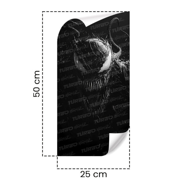 Naklejka na słupek samochodowy Realistyczny Venom | TurboWrapz.com