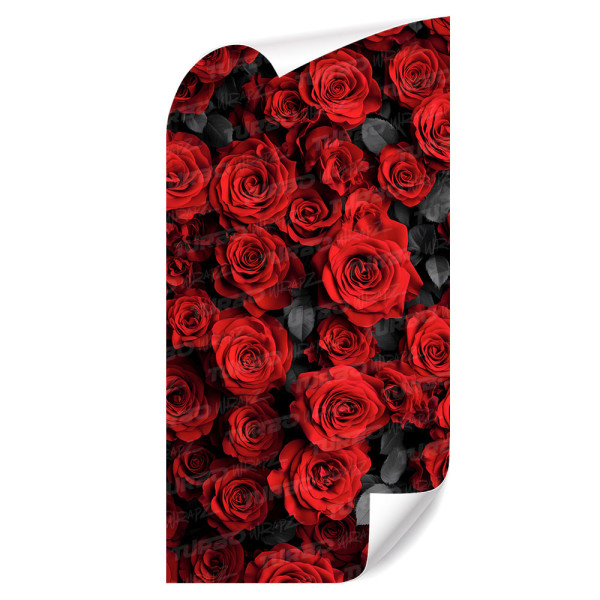 Naklejka na słupek samochodowy Czerwone Róże | TurboWrapz.com