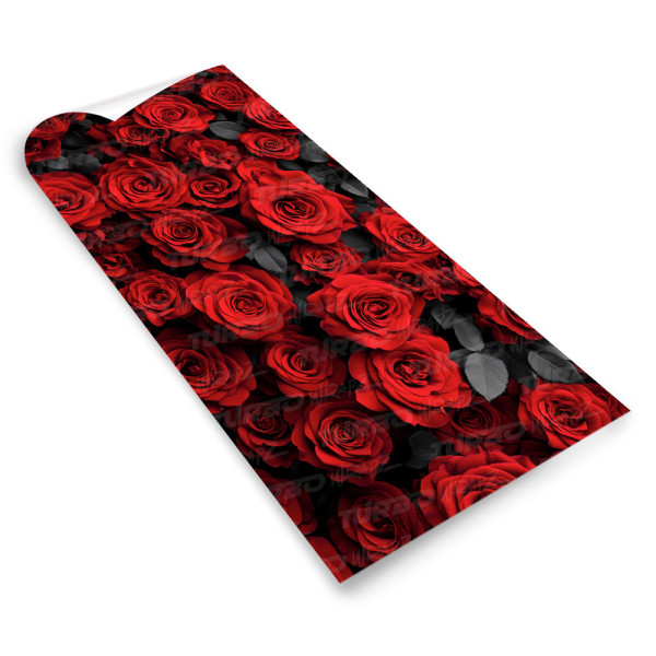 Sticker for car pillar Czerwone Róże | TurboWrapz.com