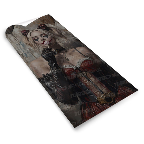 Sticker for car pillar Harley Quinn Lizak | TurboWrapz.com