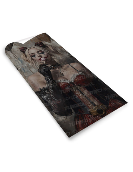 Sticker for car pillar Harley Quinn Lizak | TurboWrapz.com
