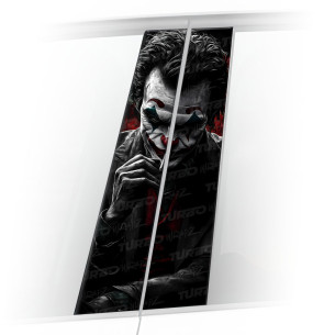 Naklejka na słupek samochodowy Joker z Cygarem | TurboWrapz.com