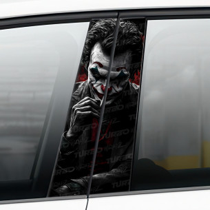 Sticker for car pillar Joker z Cygarem | TurboWrapz.com 2