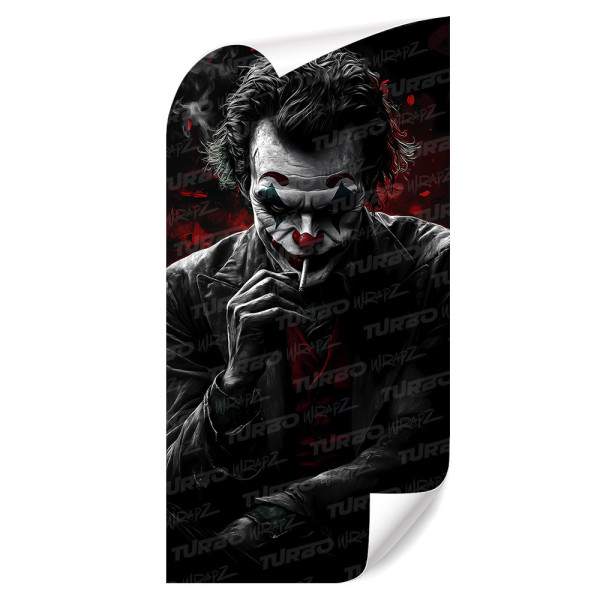 Naklejka na słupek samochodowy Joker z Cygarem | TurboWrapz.com