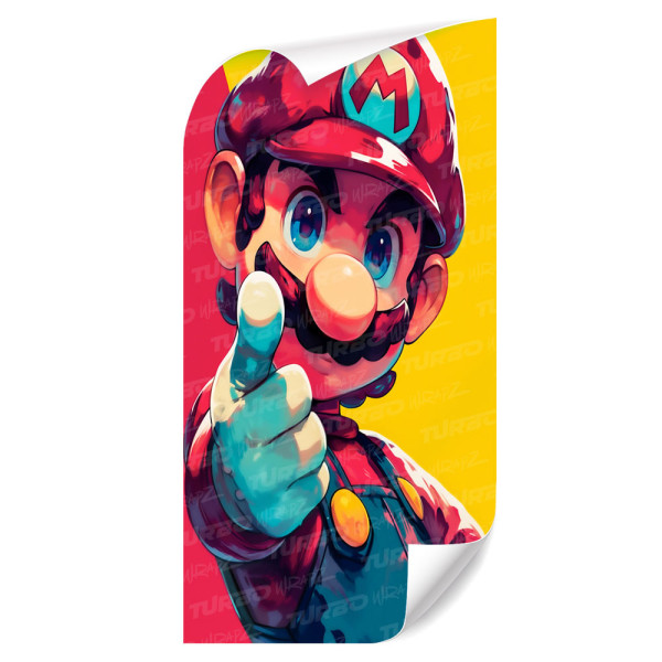 Naklejka na słupek samochodowy Mario | TurboWrapz.com