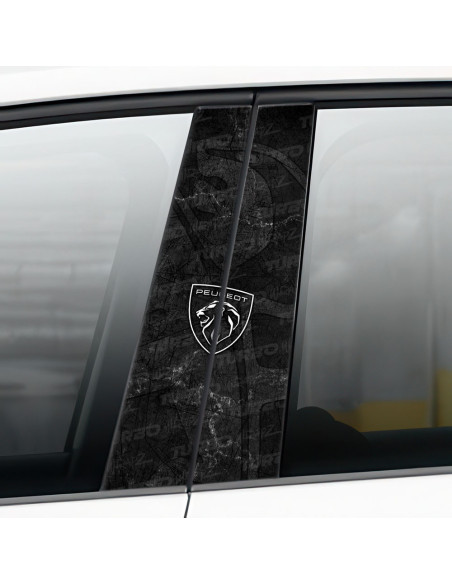 Naklejka na słupek samochodowy Peugeot | TurboWrapz.com