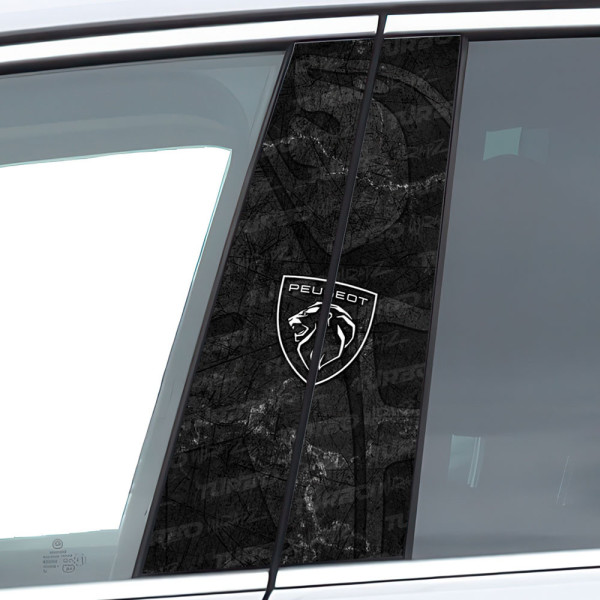Naklejka na słupek samochodowy Peugeot | TurboWrapz.com