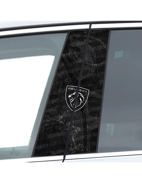 Naklejka na słupek samochodowy Peugeot | TurboWrapz.com