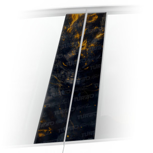 Naklejka na słupek samochodowy Złoty Smok | TurboWrapz.com